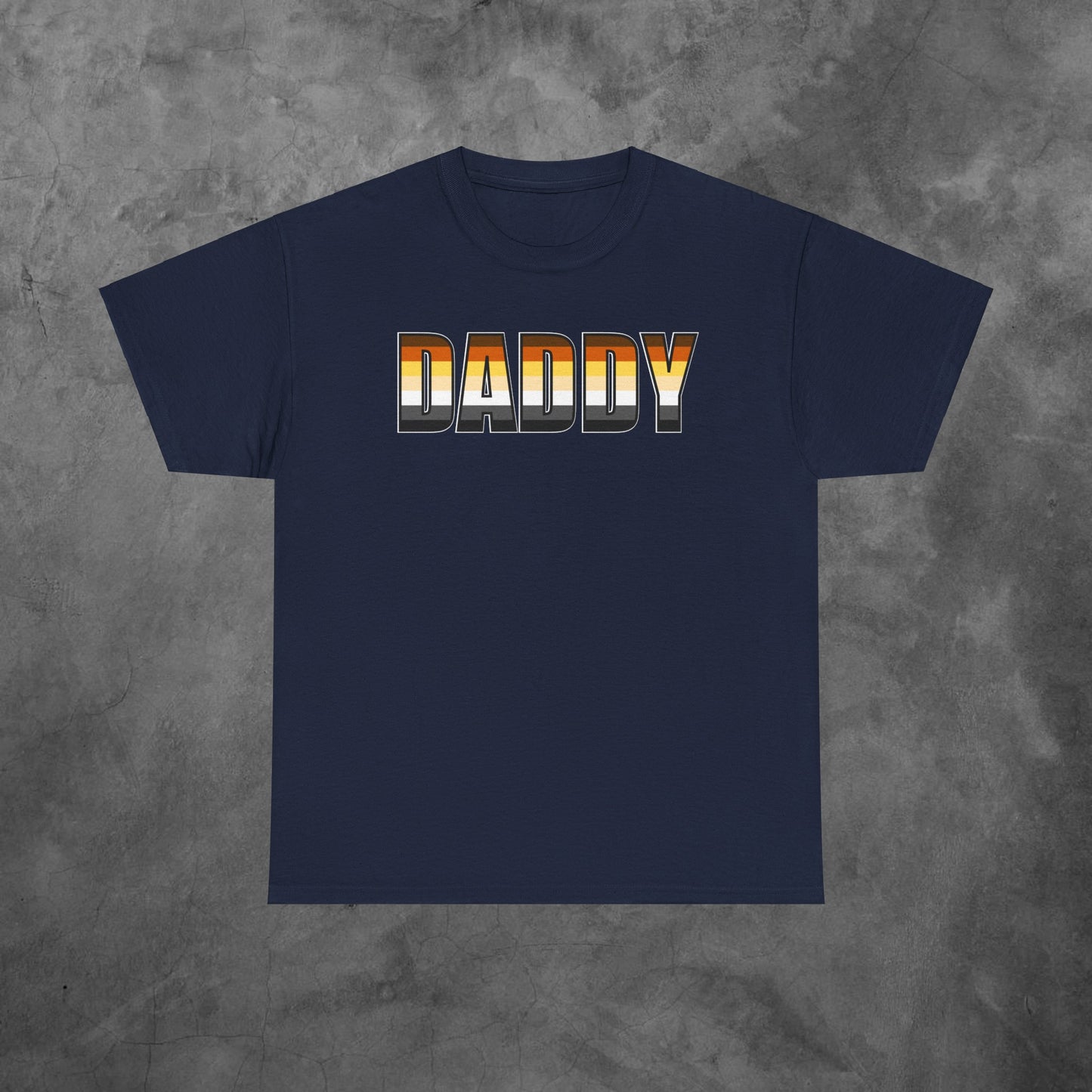 Daddy Bear Pride Flag Unisex Heavy Cotton Tee