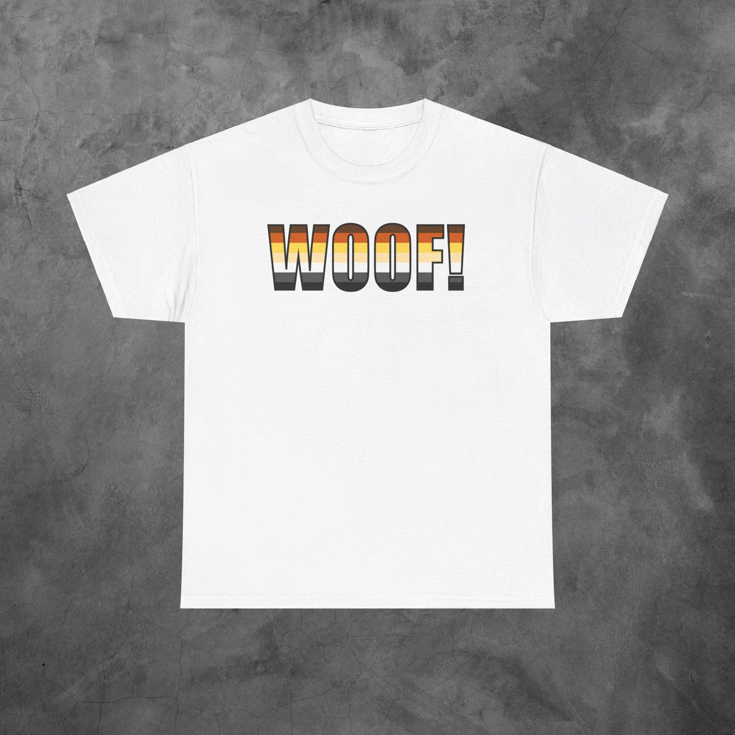 Woof Bear Pride Flag Tee
