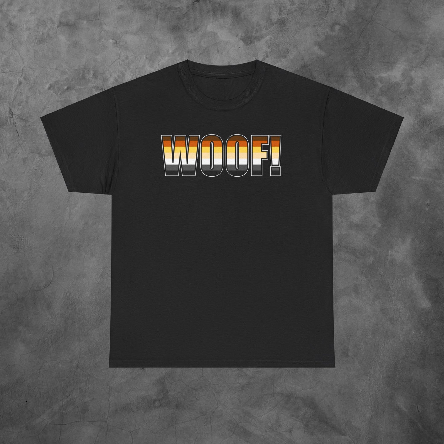 Woof Bear Pride Flag Tee