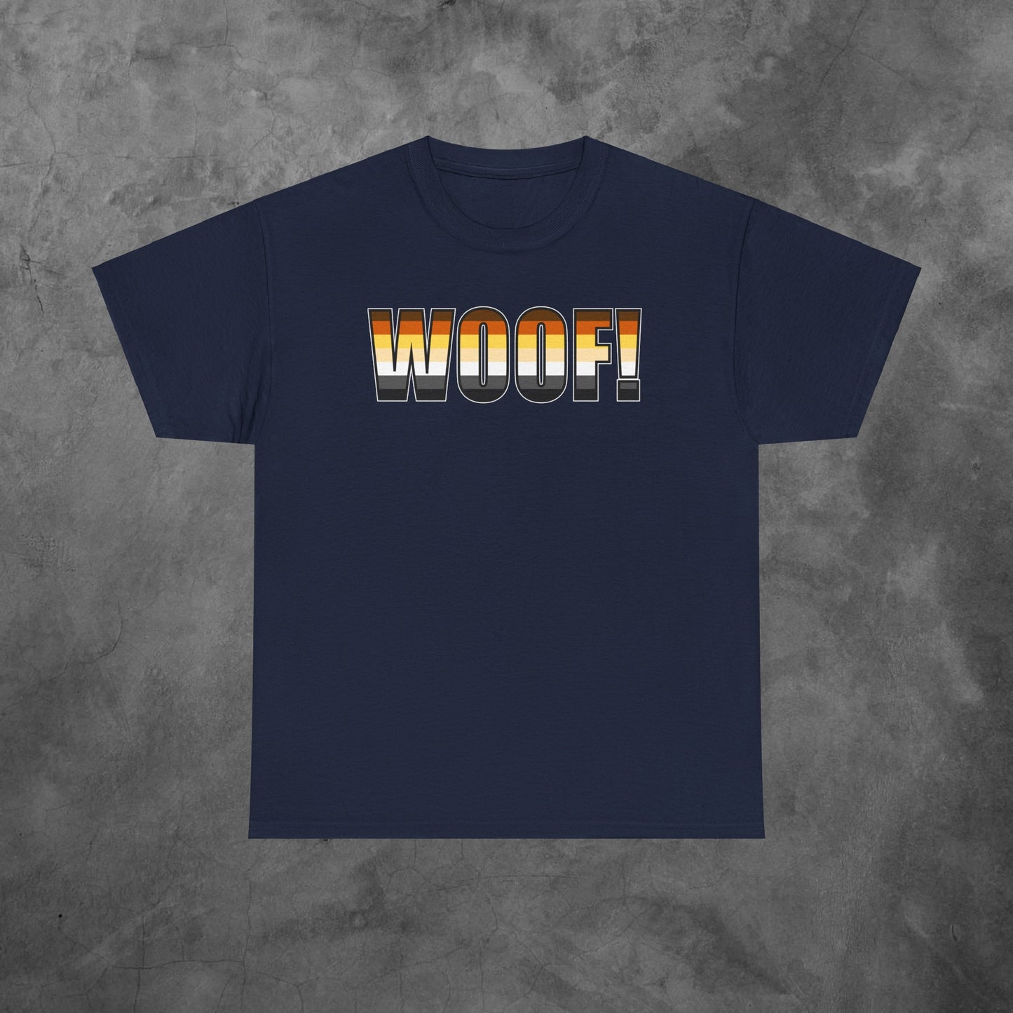 Woof Bear Pride Flag Tee