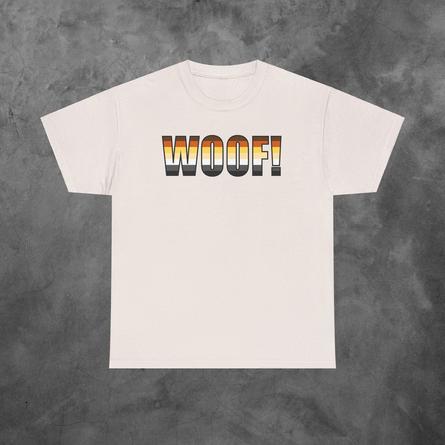 Woof Bear Pride Flag Tee