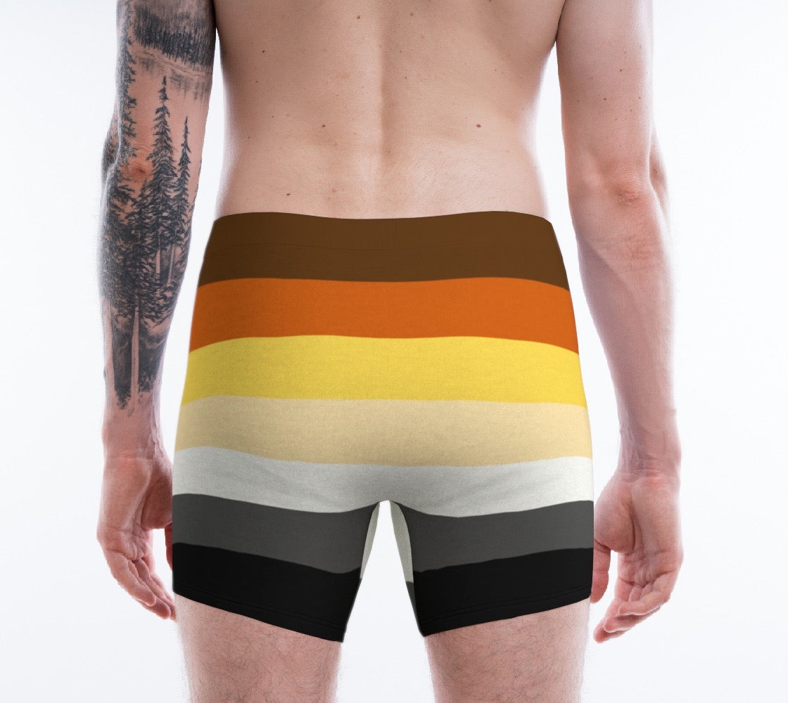 Bear Pride Flag Men's Boxer Briefs