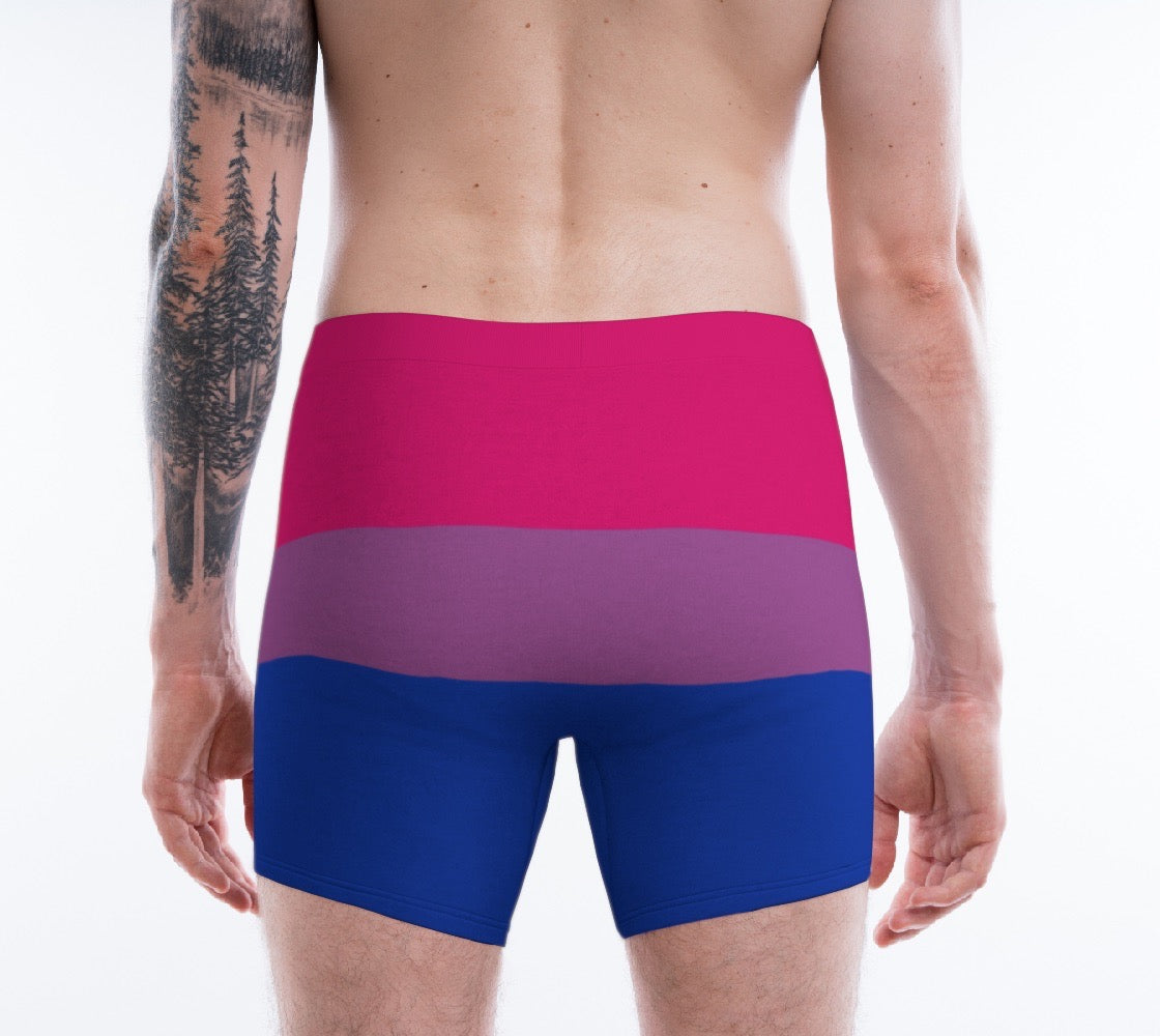 Bisexual Pride Flag Men's Boxer Briefs