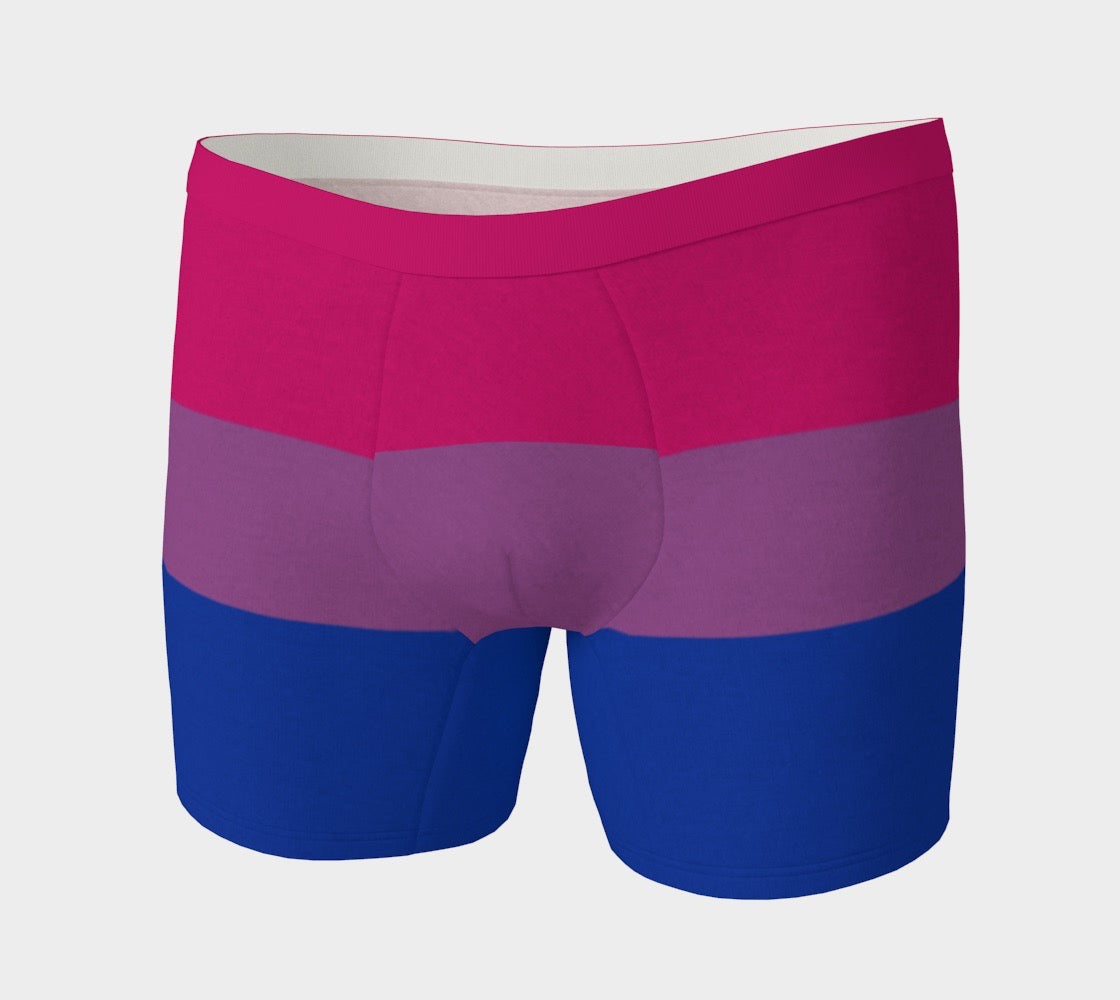 Bisexual Pride Flag Men's Boxer Briefs