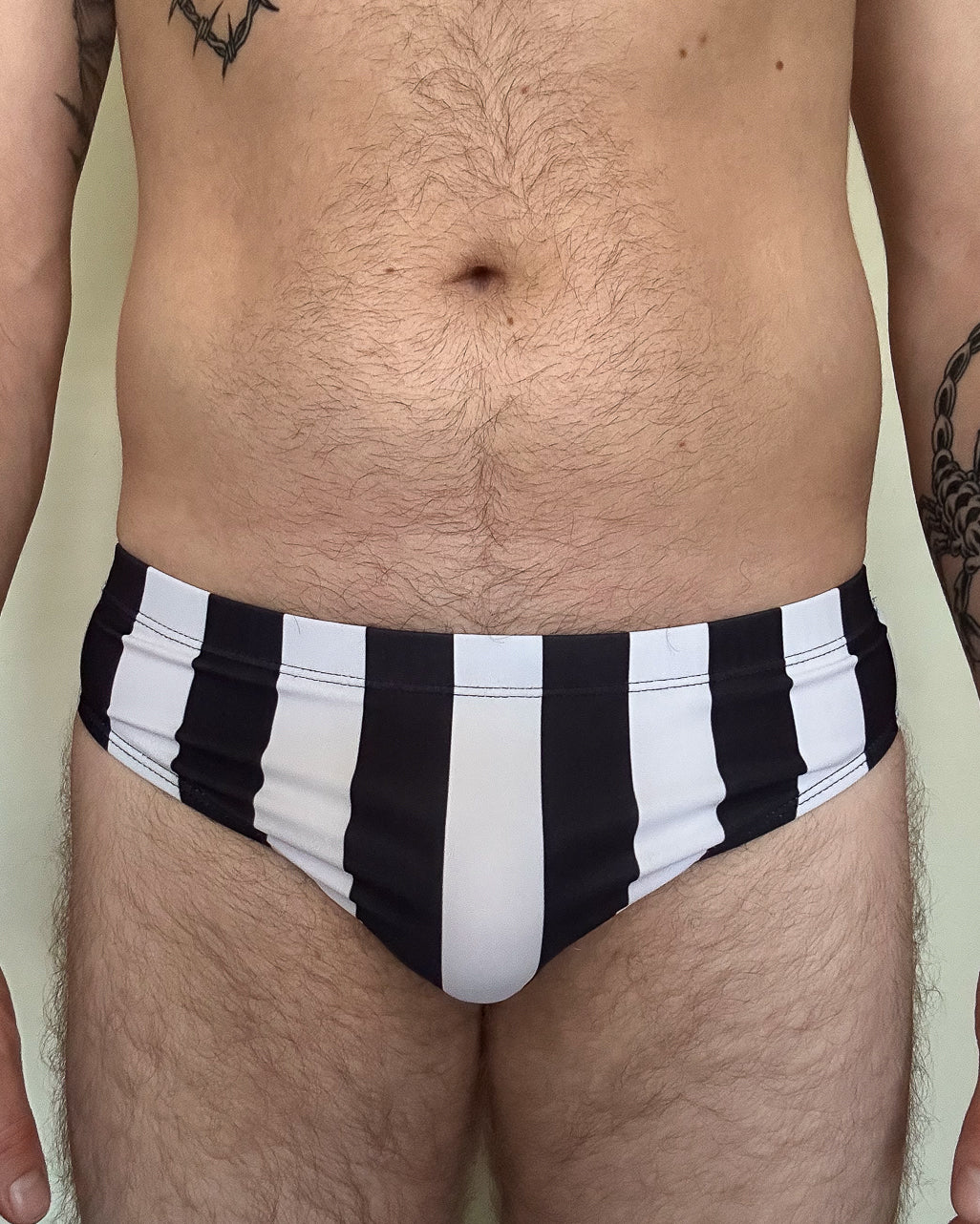 Nautical Stripe Swim Briefs