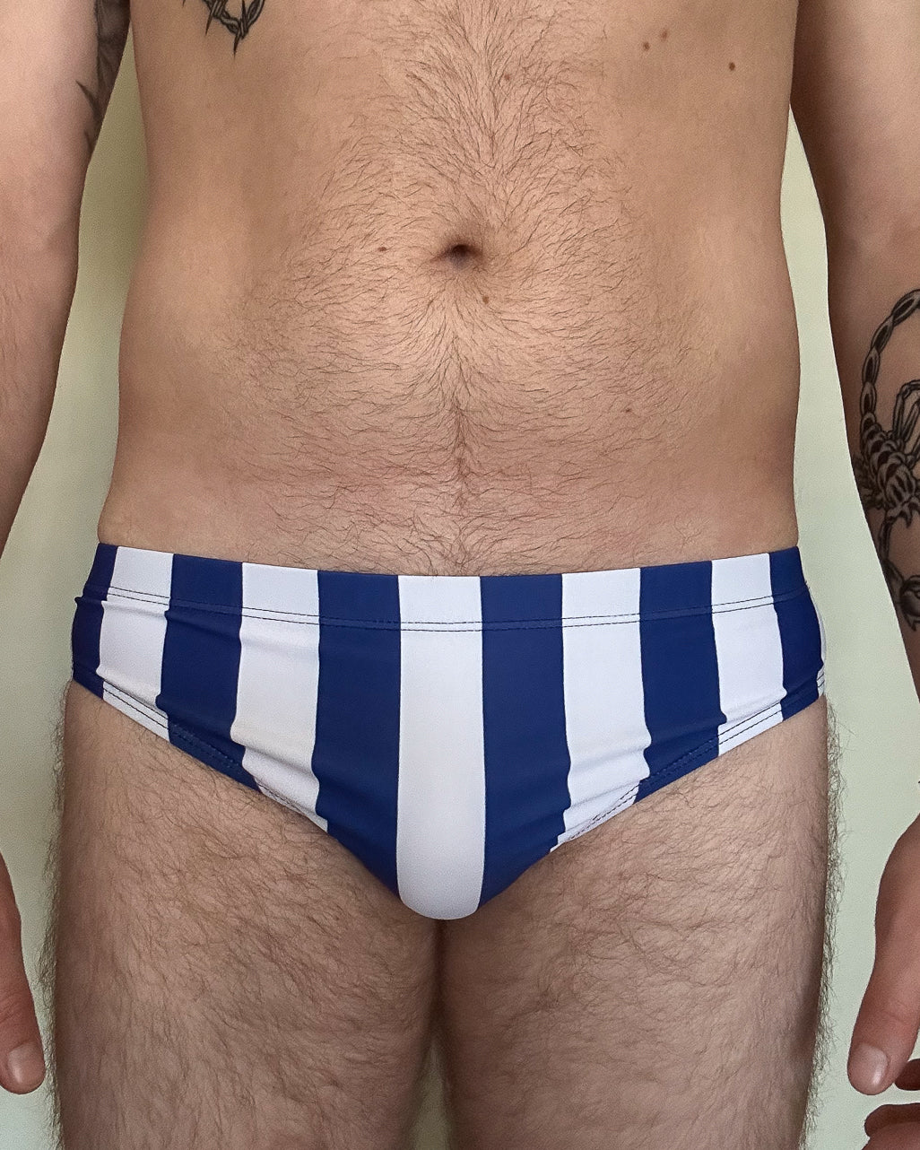 Nautical Stripe Swim Briefs