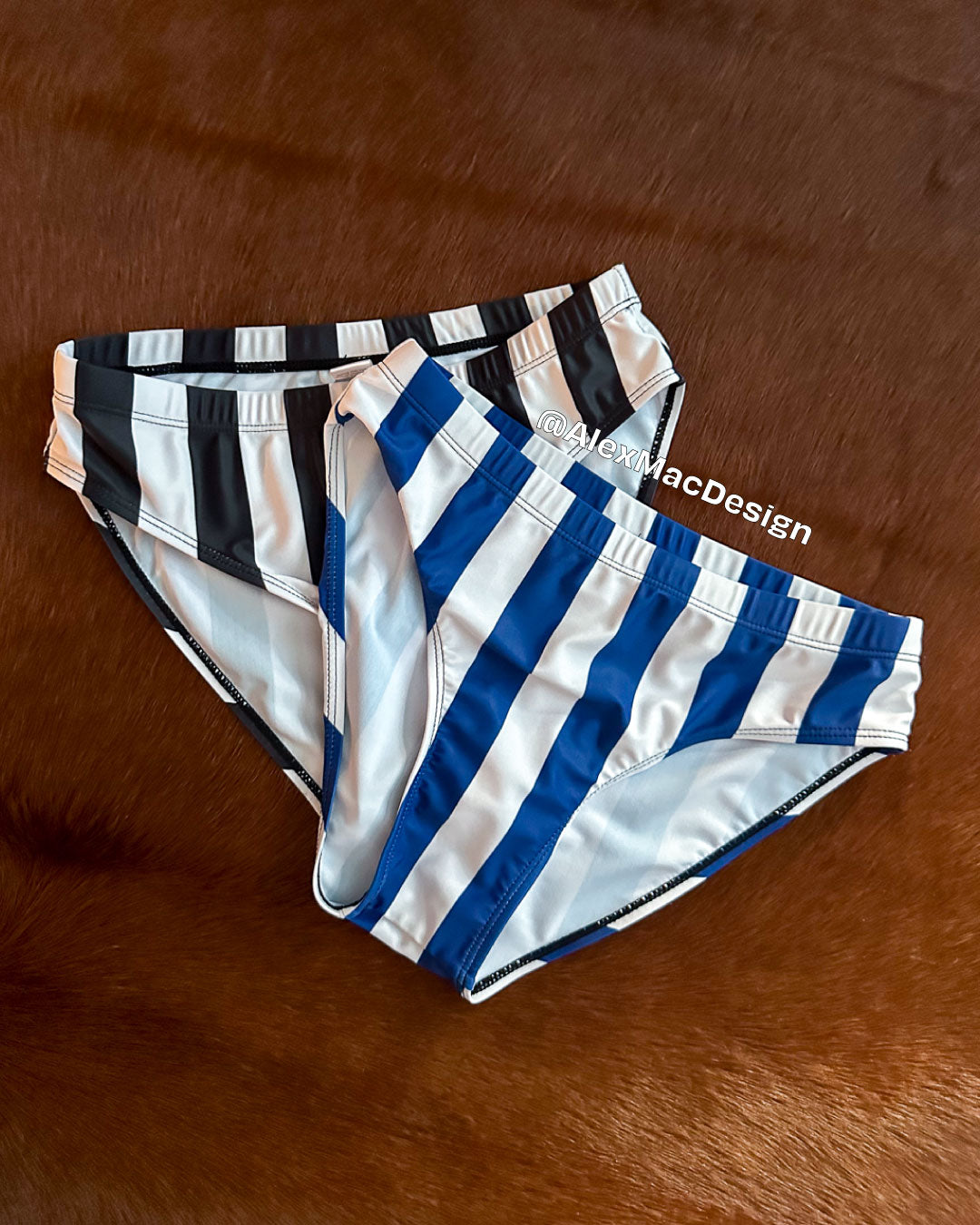 Nautical Stripe Swim Briefs