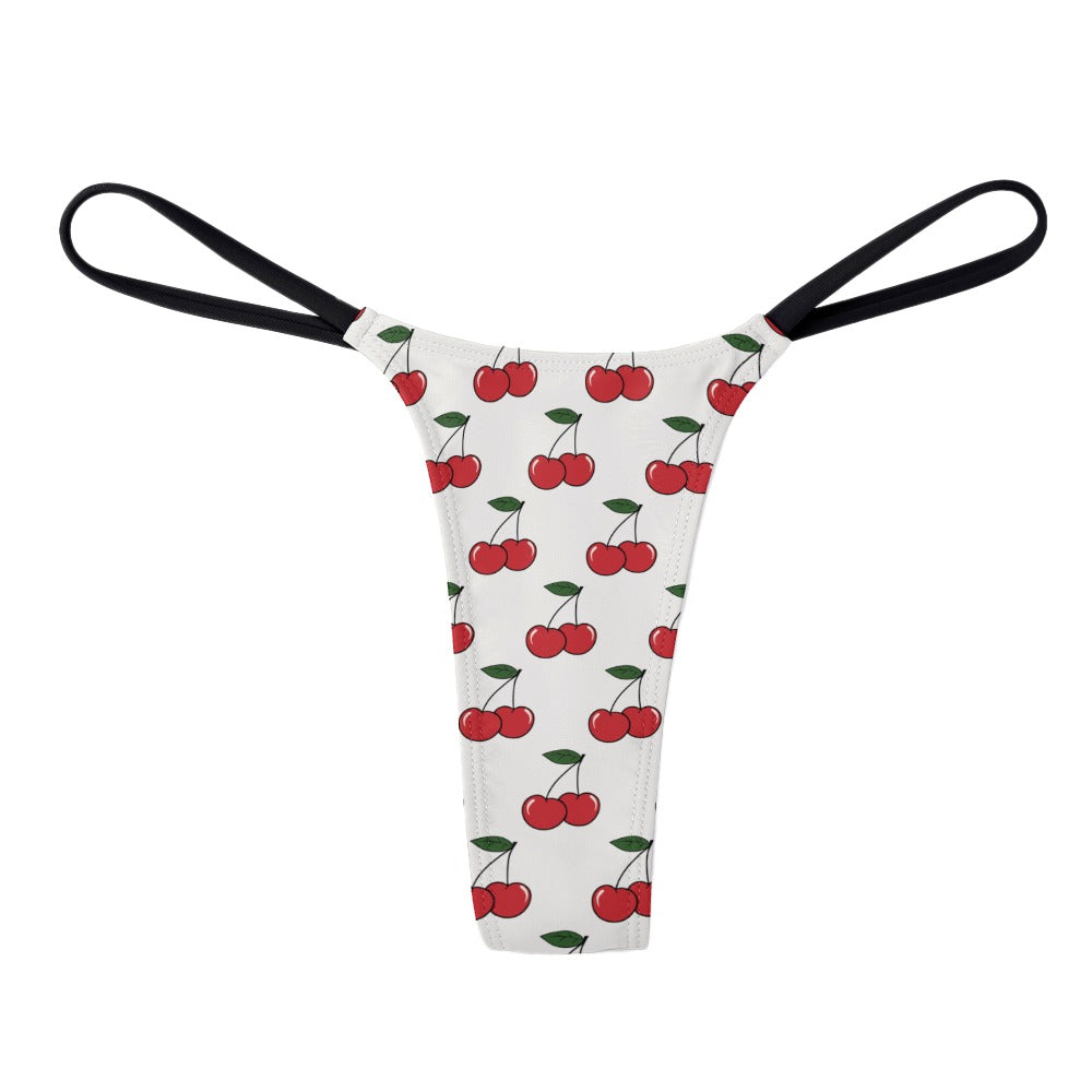 Cherry Print Thong - Alex Mac Design