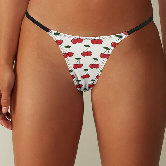 Cherry Print Thong - Alex Mac Design