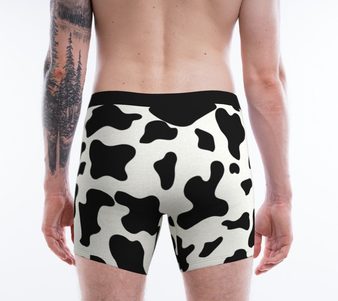 Cow Print Men's Boxer Briefs