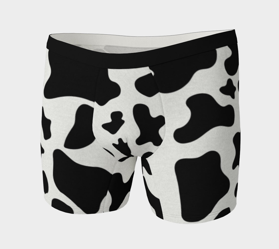 Cow Print Men's Boxer Briefs