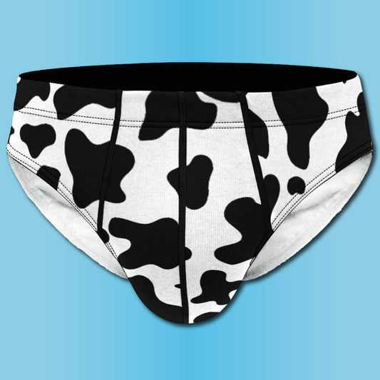 Cow Print Men's Briefs