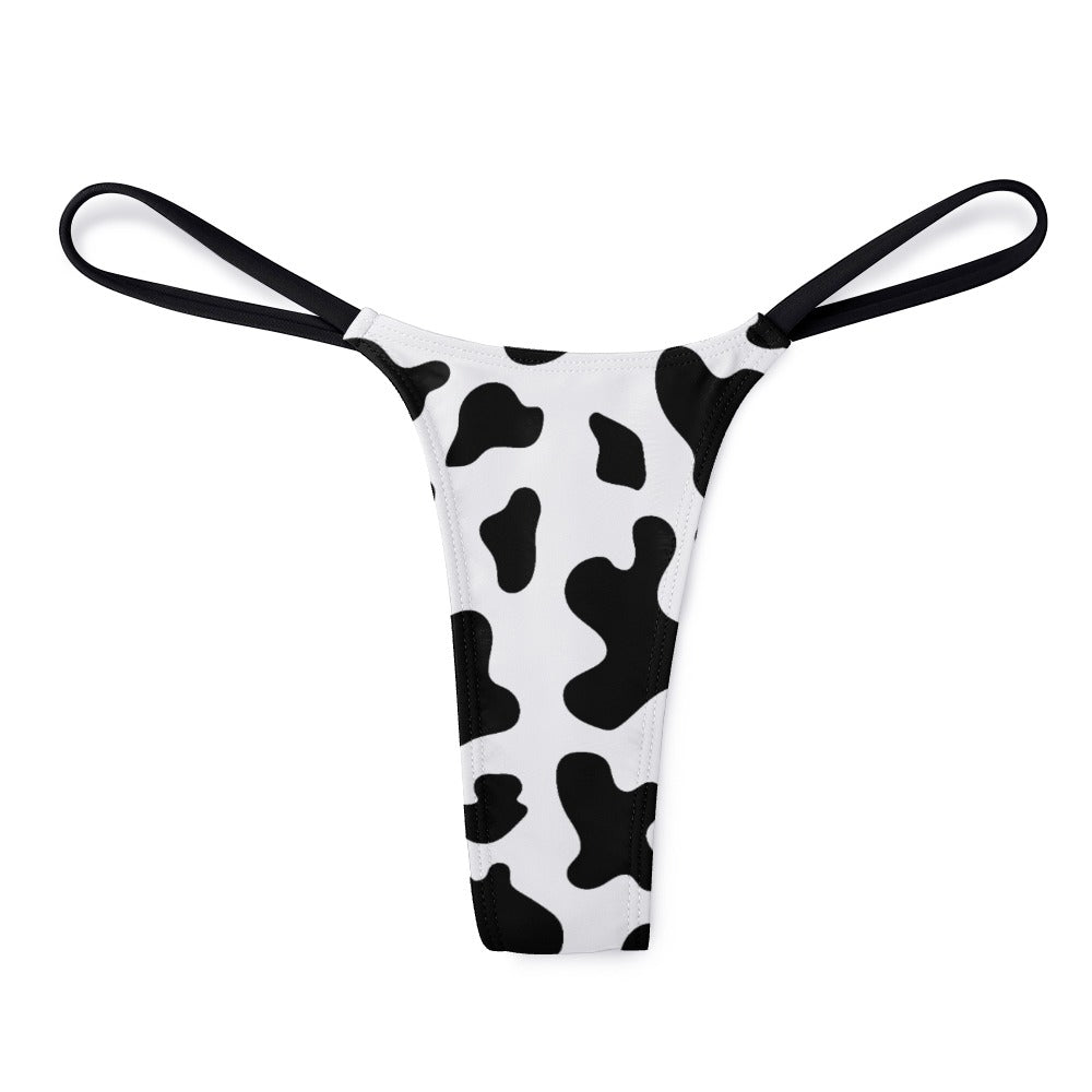 Cow Print Thong - Alex Mac Design