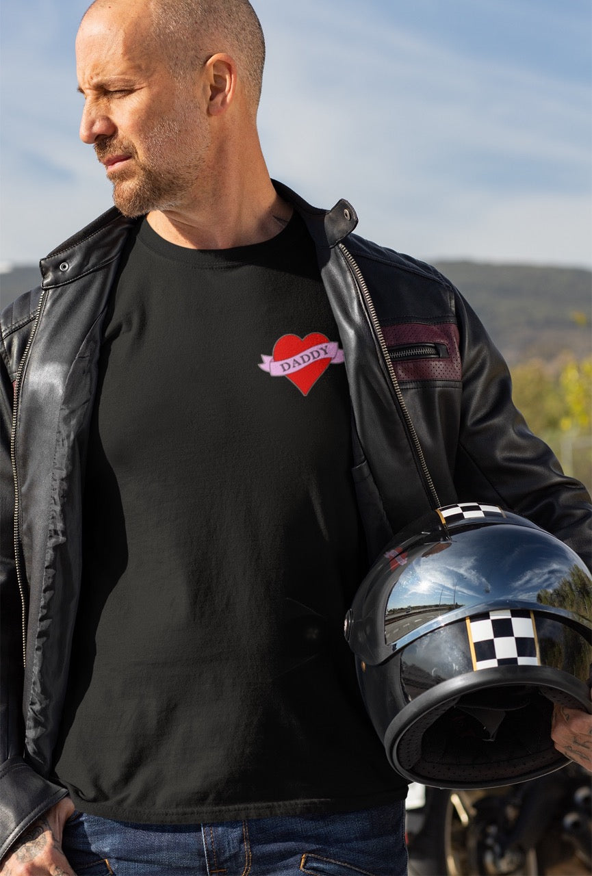Daddy Heart Tattoo Tee