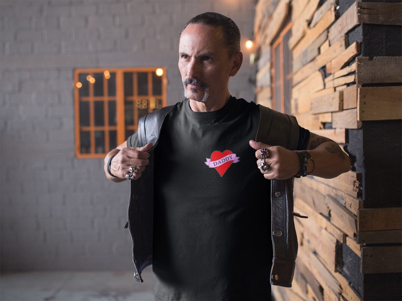 Daddy Heart Tattoo Tee