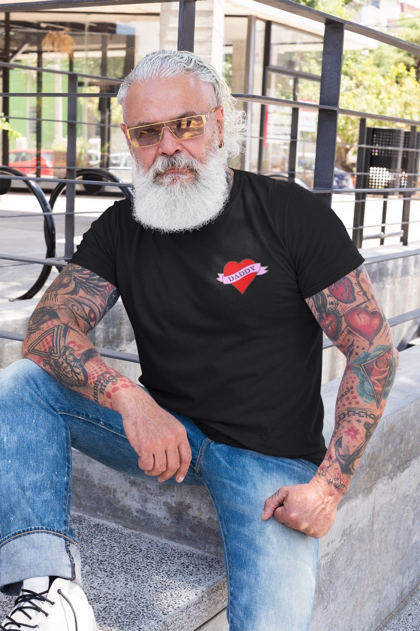 Daddy Heart Tattoo Tee