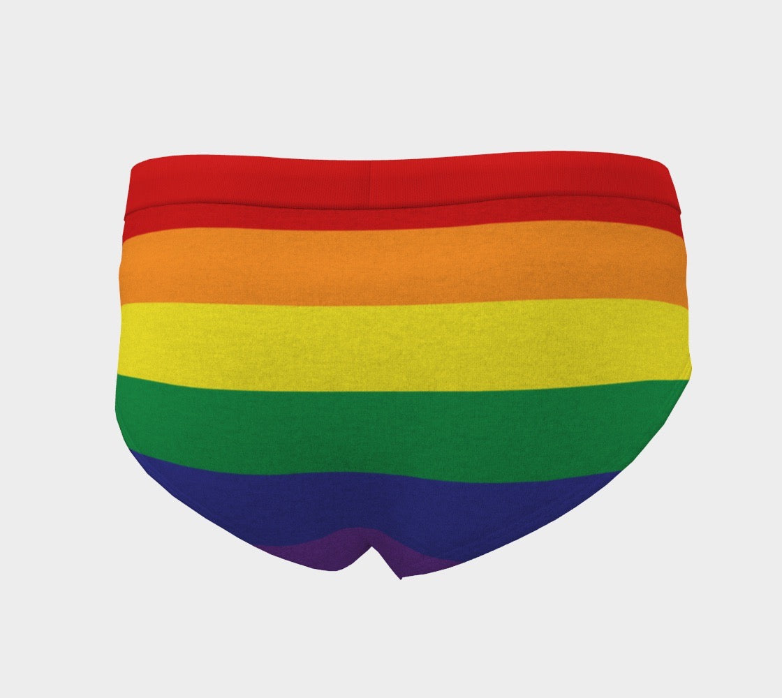Gay Pride Flag Rainbow Women's Cheeky Briefs