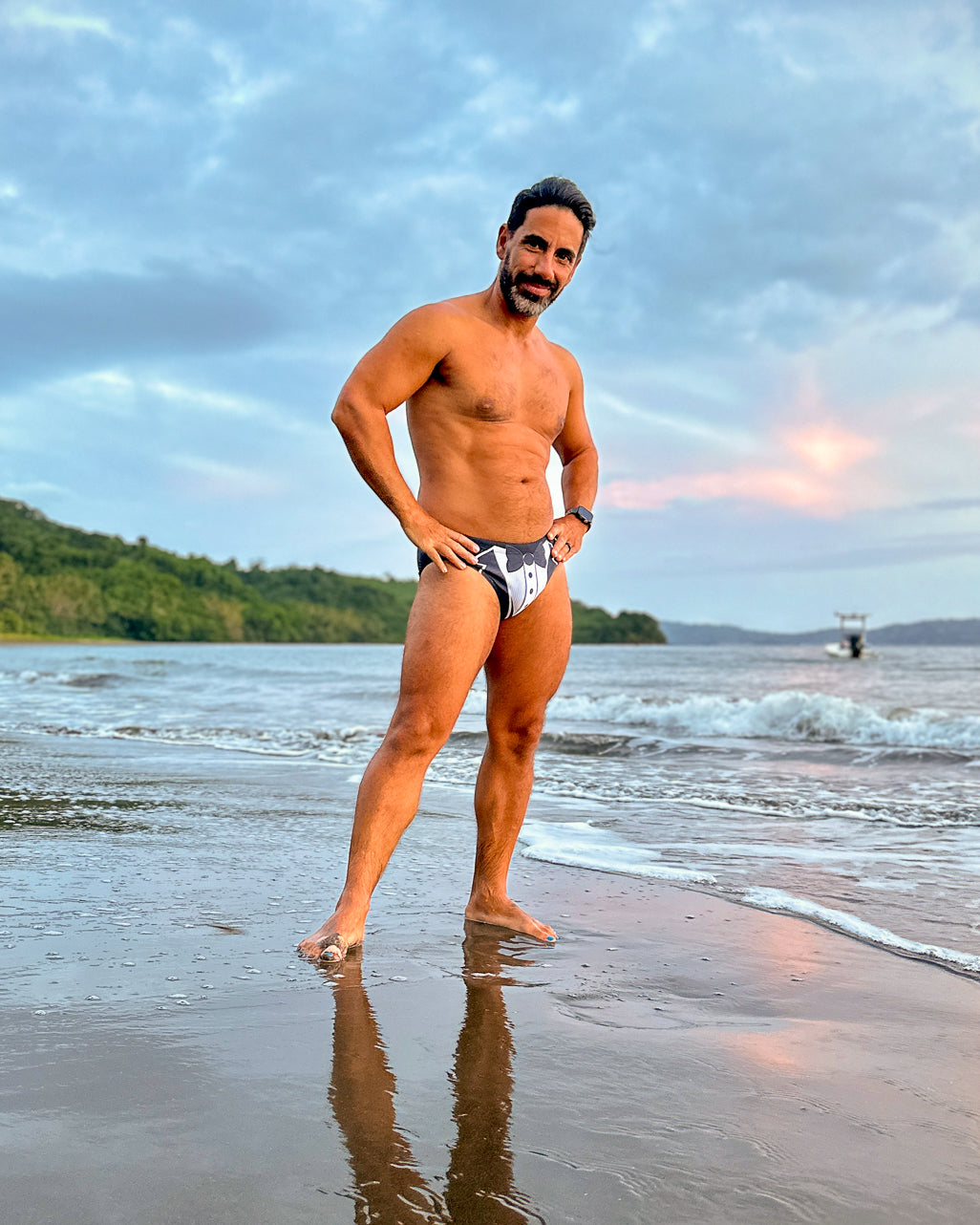 Tuxedo Speedo, Mens Swim Briefs, Groom Swimwear, Custom Husband Swimsuit Gift, Matching Bachelor Party Swimming Trunk, Honeymoon Beachwear, Wedding Board Short, Alex Mac Design