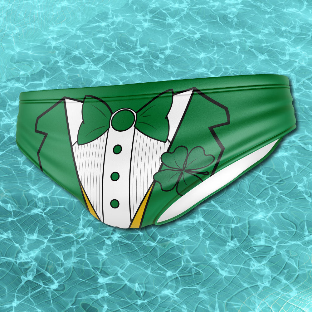 Leprechaun Tuxedo Speedo
