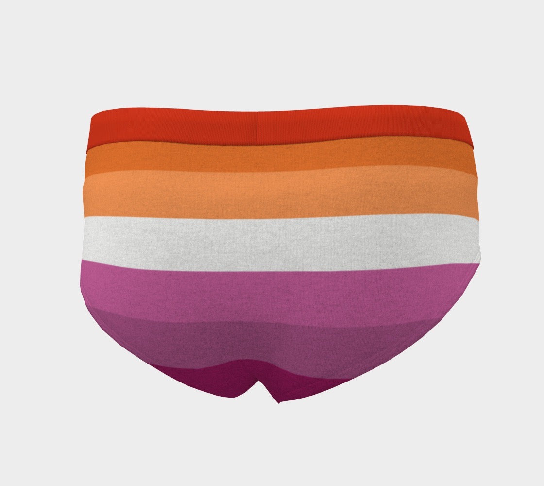 Non-Binary Pride Flag Women's Cheeky Briefs