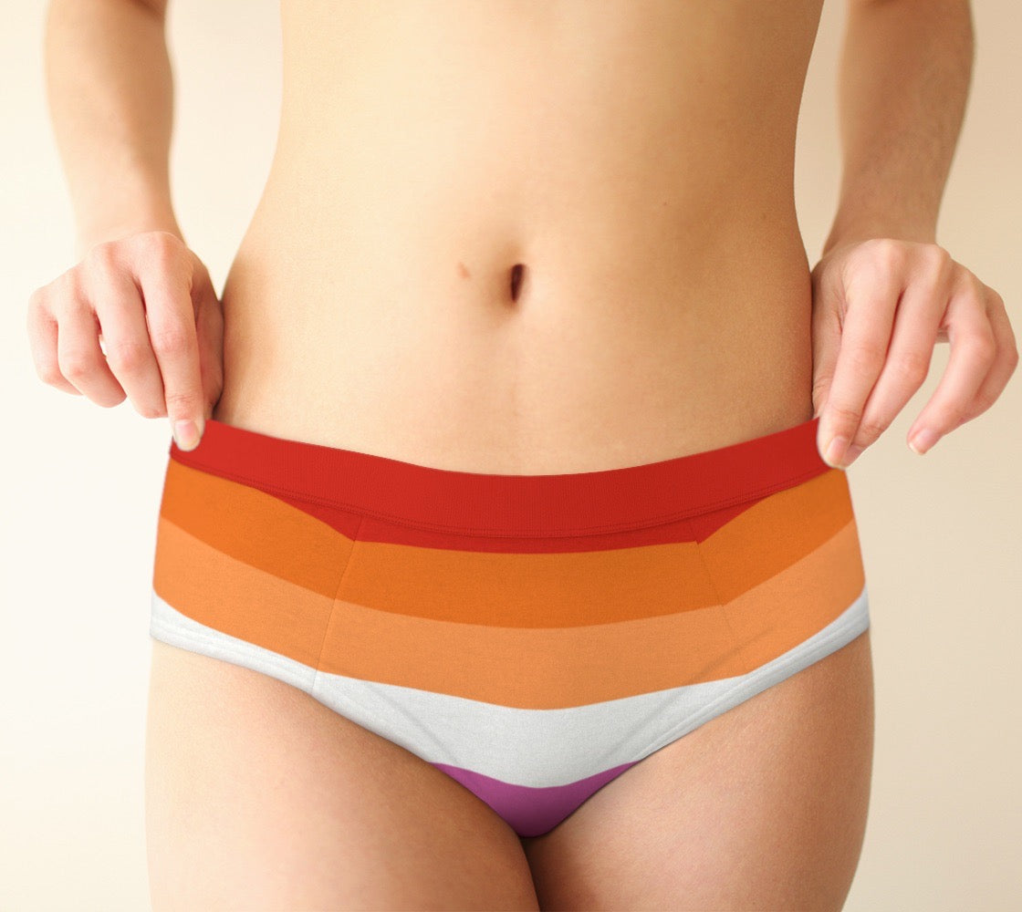 Non-Binary Pride Flag Women's Cheeky Briefs