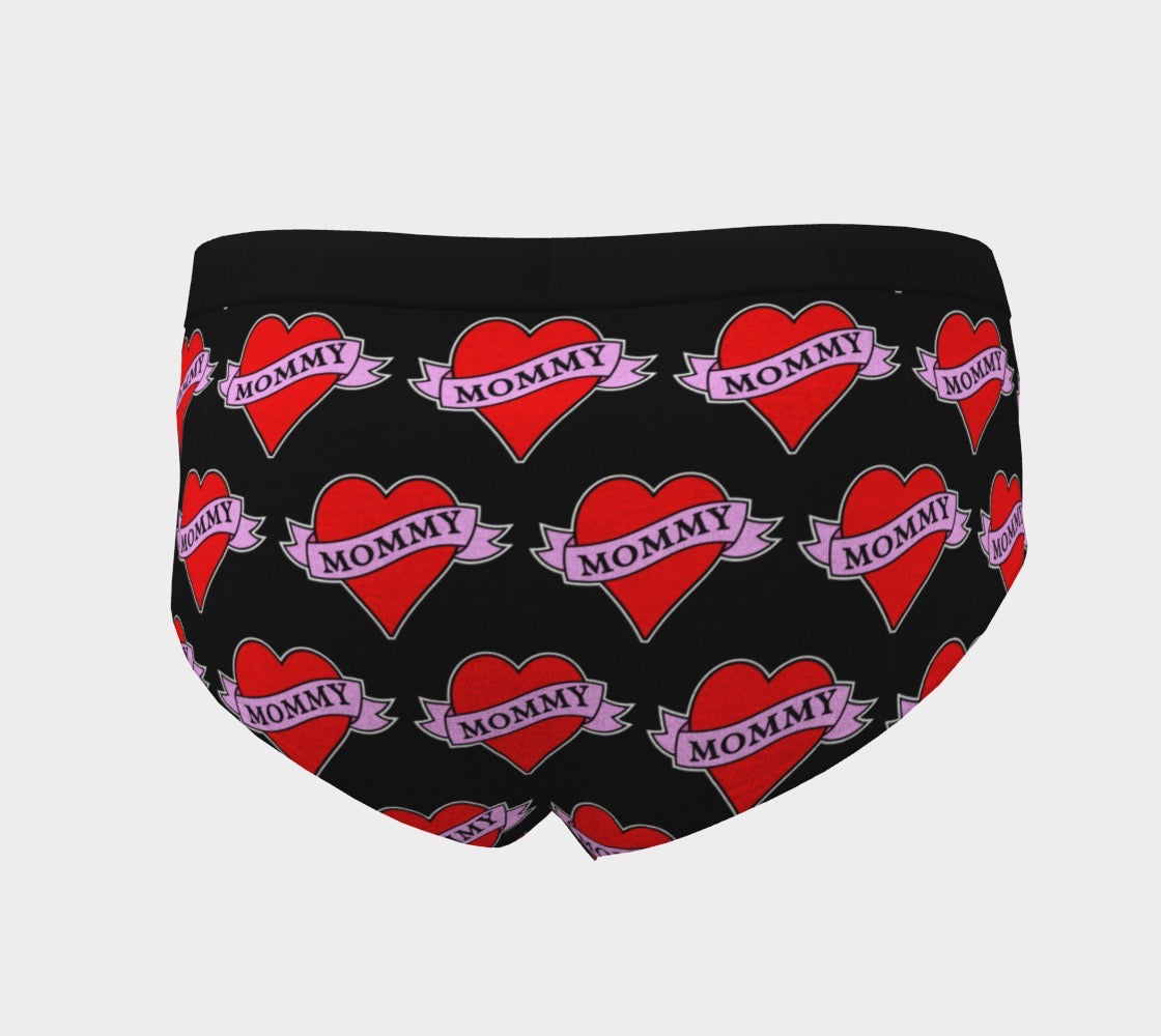 Mommy Heart Tattoo Women's Cheeky Briefs