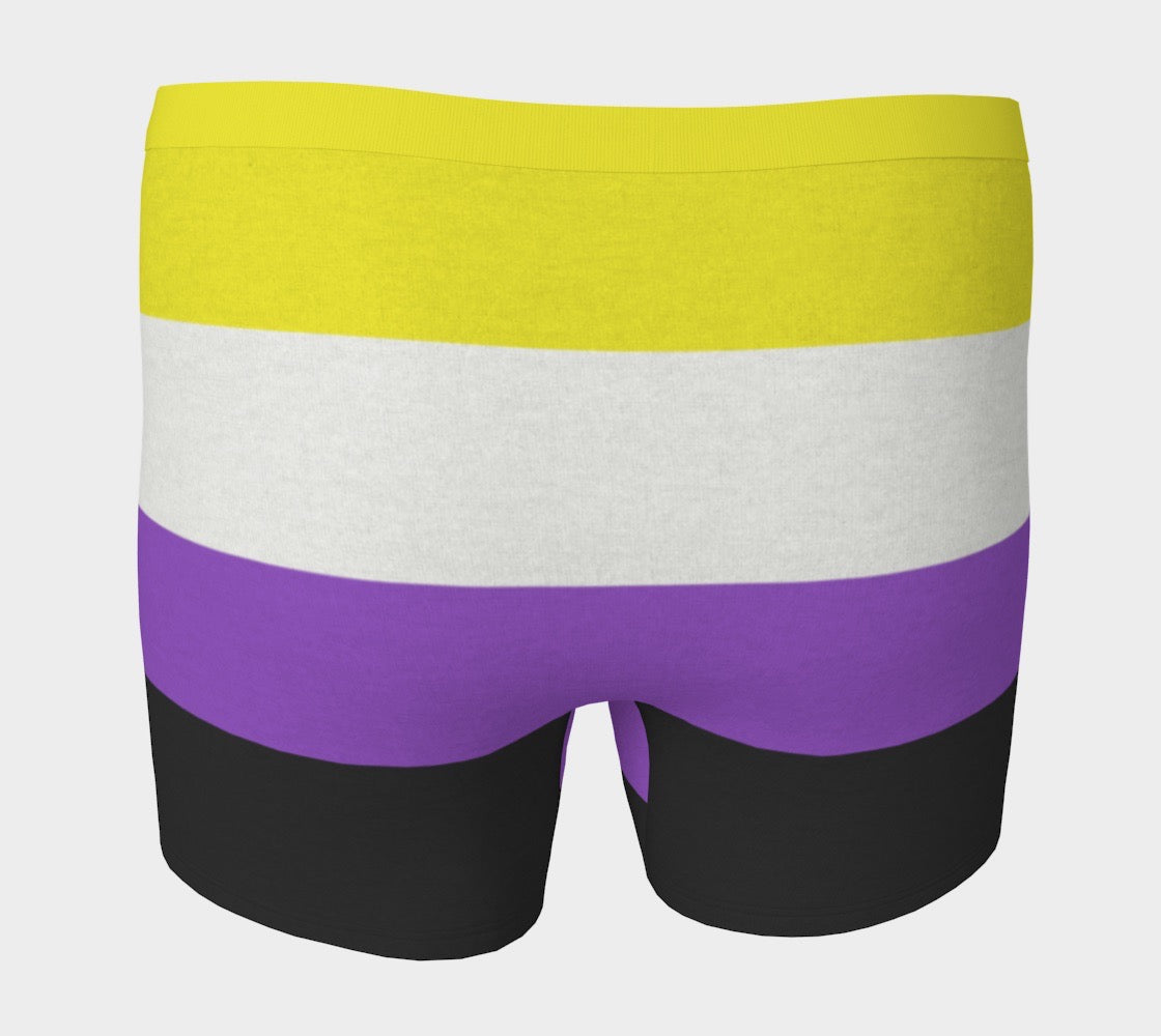 Non-binary Pride Flag Men's Boxer Briefs