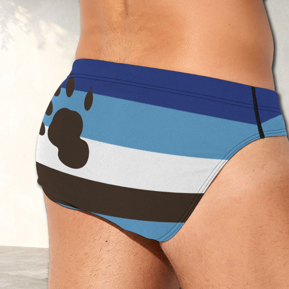 Otter Pride Flag Gay Mens Brief Underwear - Alex Mac Design