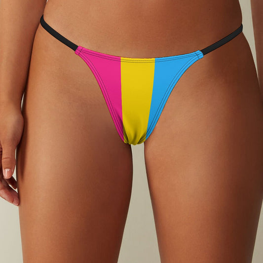 Pansexual Pride Flag Thong - Alex Mac Design