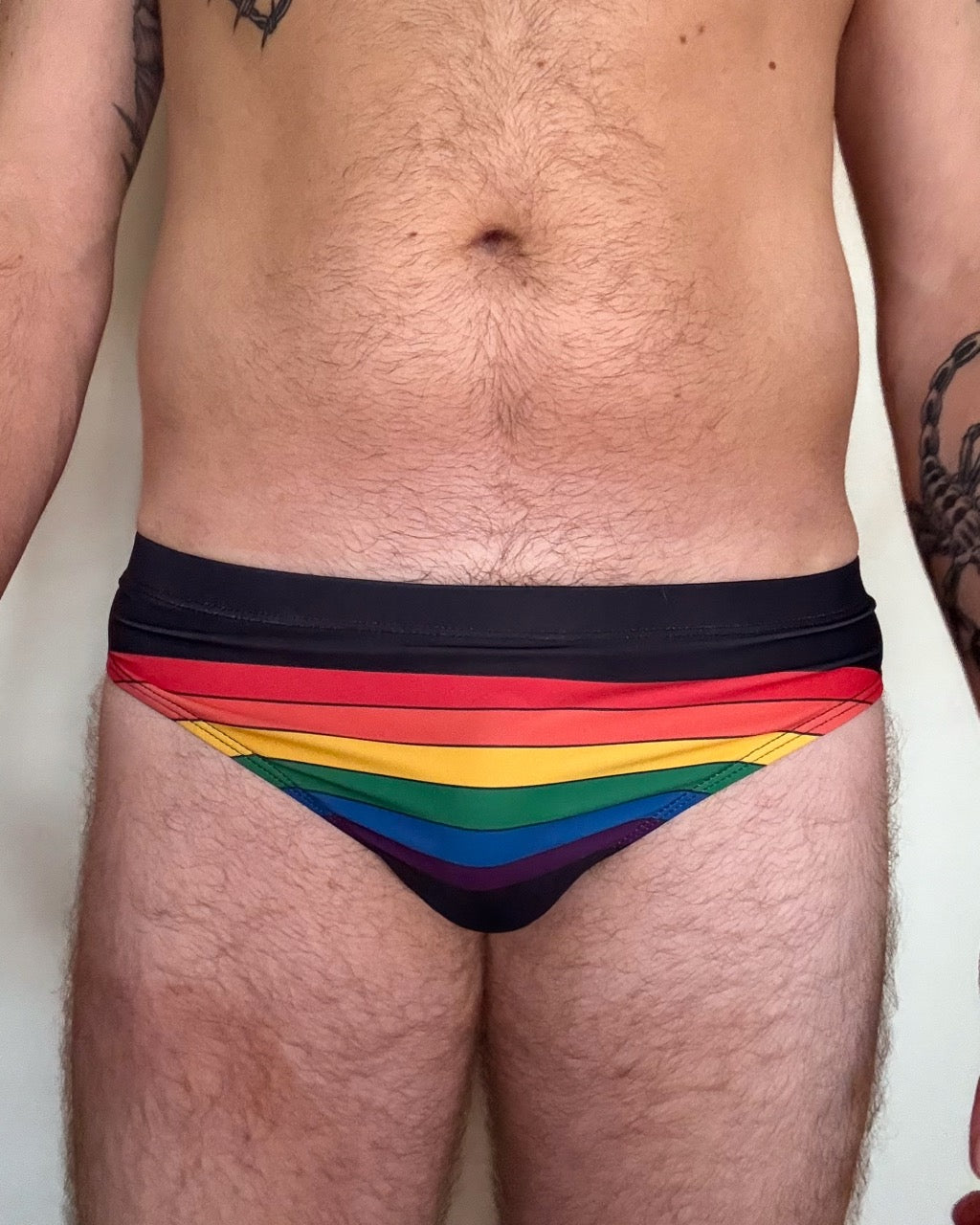 Gay Pride Rainbow Swim Briefs