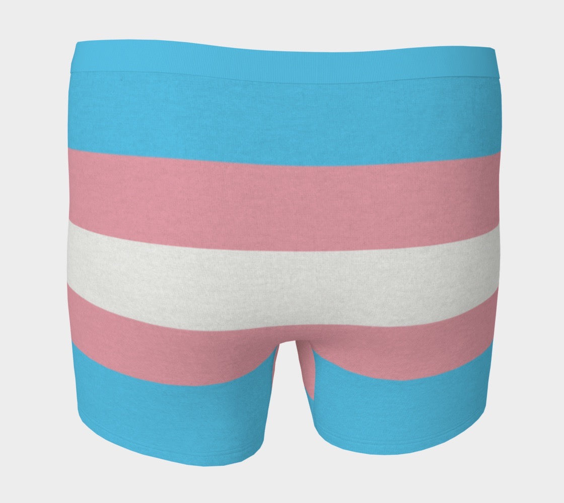 Trans Pride Flag Men's Boxer Briefs - Alex Mac Design