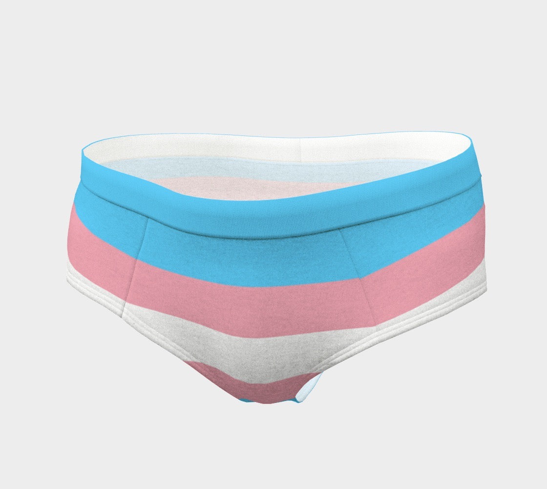 Trans Pride Flag Women's Cheeky Briefs