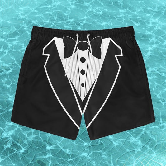 Tuxedo Swim Trunks