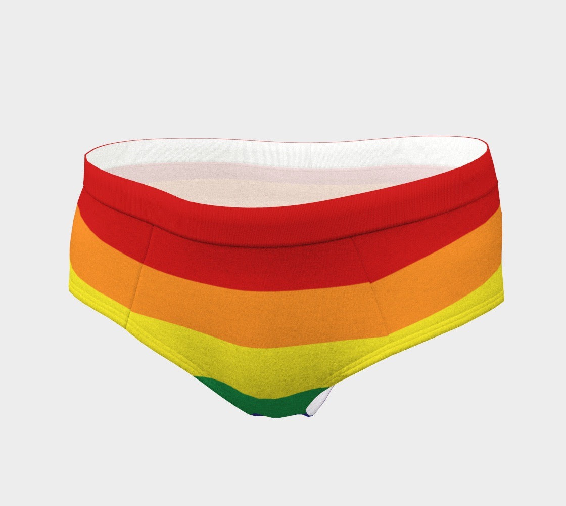 Gay Pride Flag Rainbow Women's Cheeky Briefs