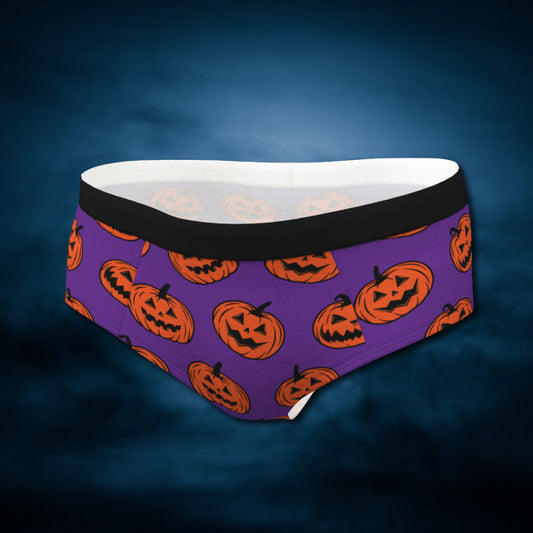 Jack-O'-Lantern Womens Halloween Brief Underwear