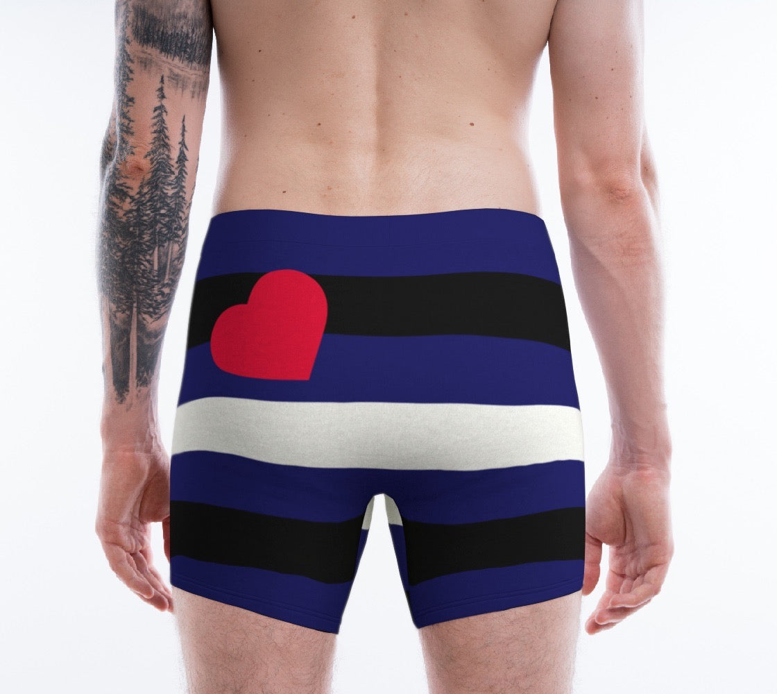 Leather Pride Flag Mens Boxer Briefs