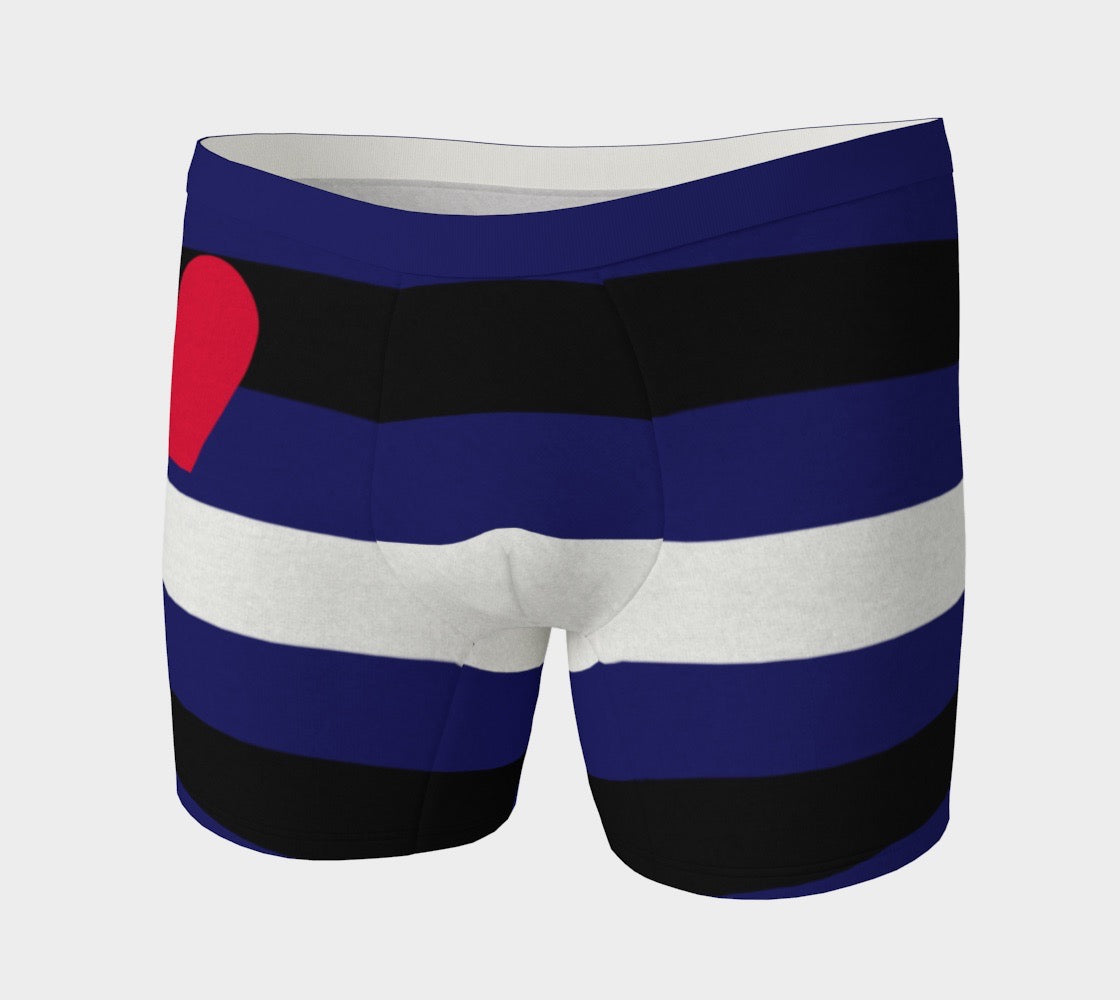 Leather Pride Flag Mens Boxer Briefs