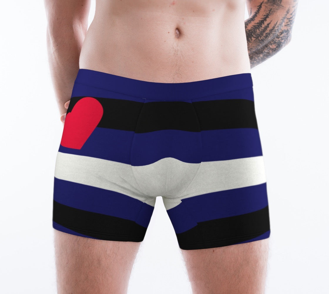 Leather Pride Flag Mens Boxer Briefs