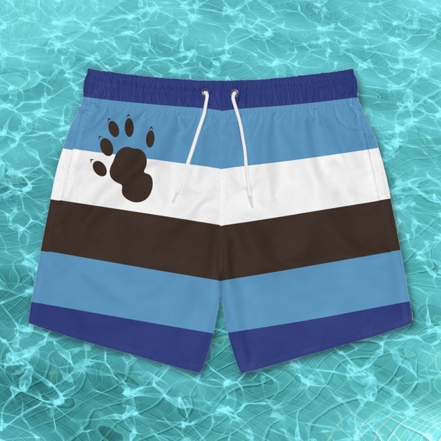 Otter Pride Flag Swim Trunks