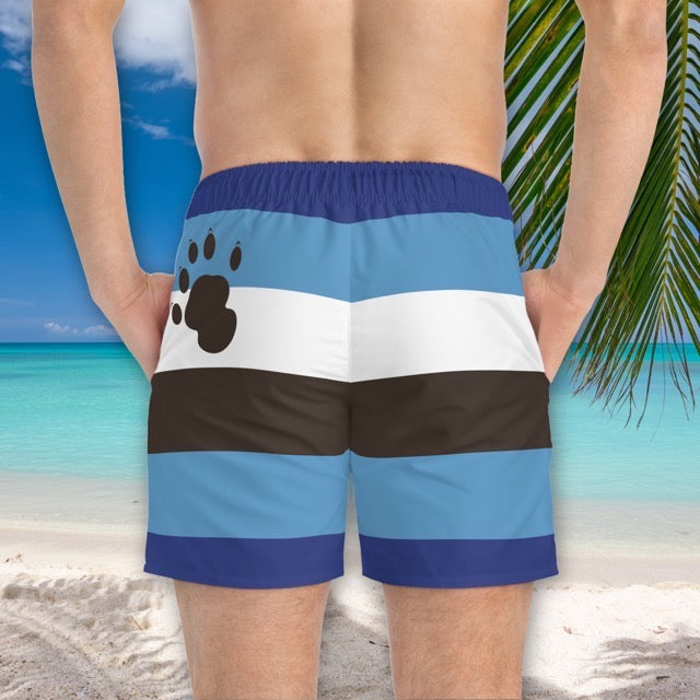 Otter Pride Flag Swim Trunks