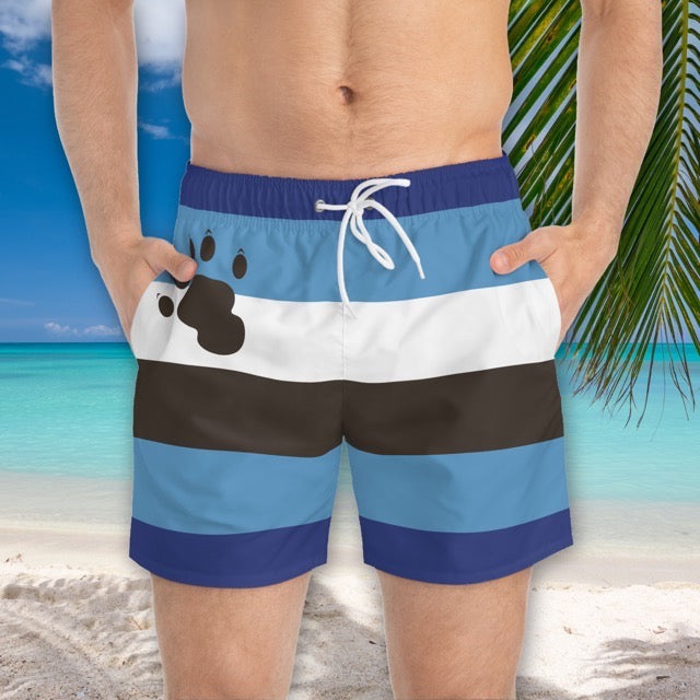 Otter Pride Flag Swim Trunks