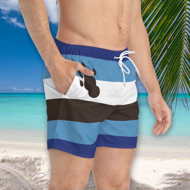 Otter Pride Flag Swim Trunks