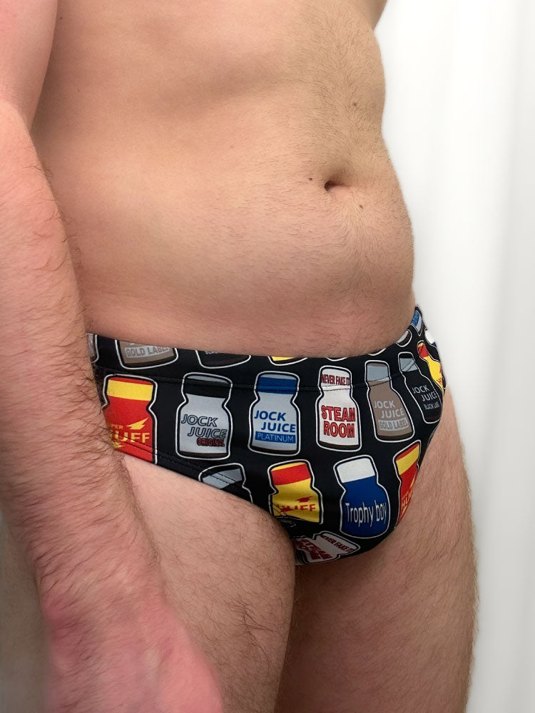 Canada Poppers Gay Swim Briefs Speedo Gay Mens Circuit Party Jock Gear Thong Jockstrap Swimwear by Alex Mac Design Online