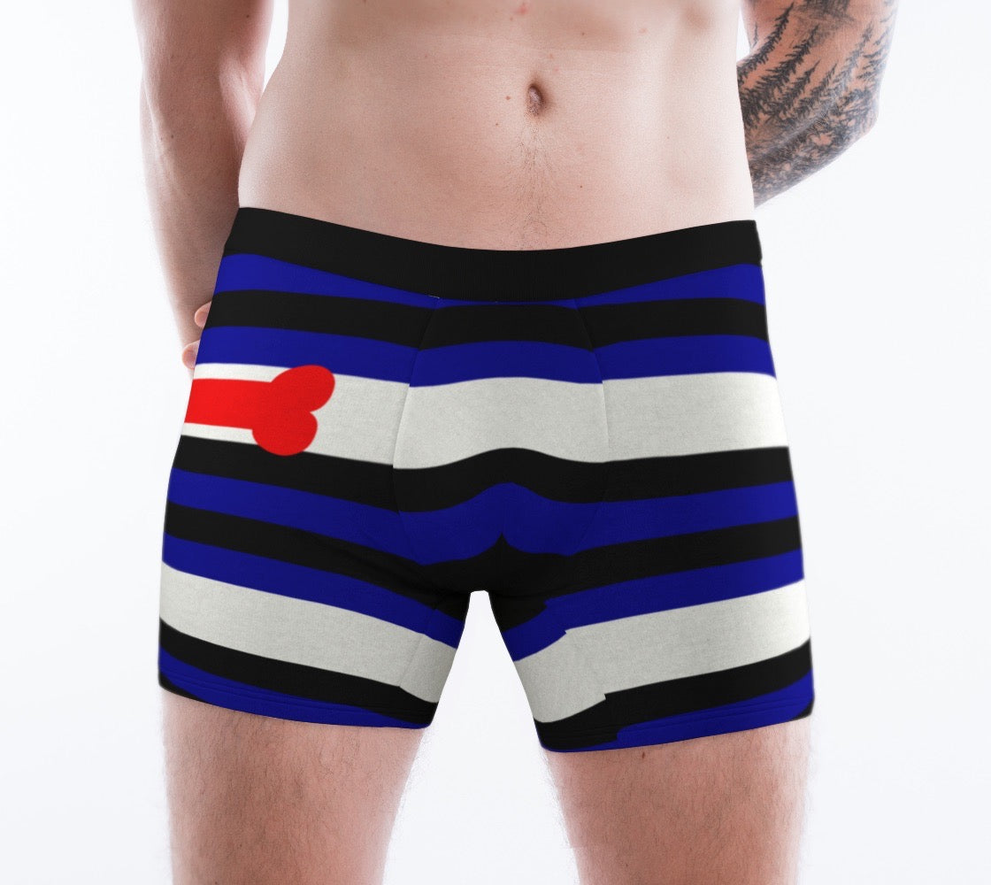 Pup Pride Flag Men's Boxer Briefs