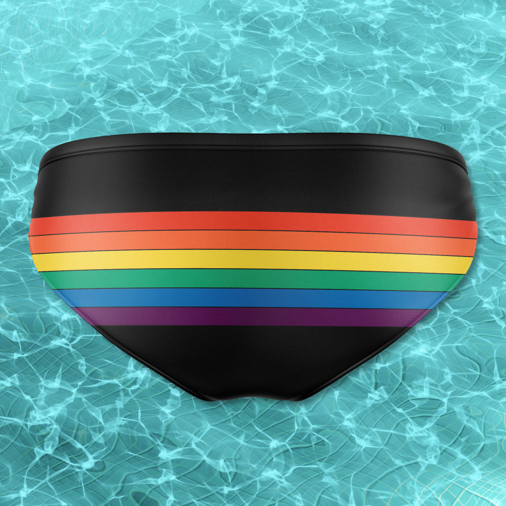 Gay Pride Rainbow Swim Briefs