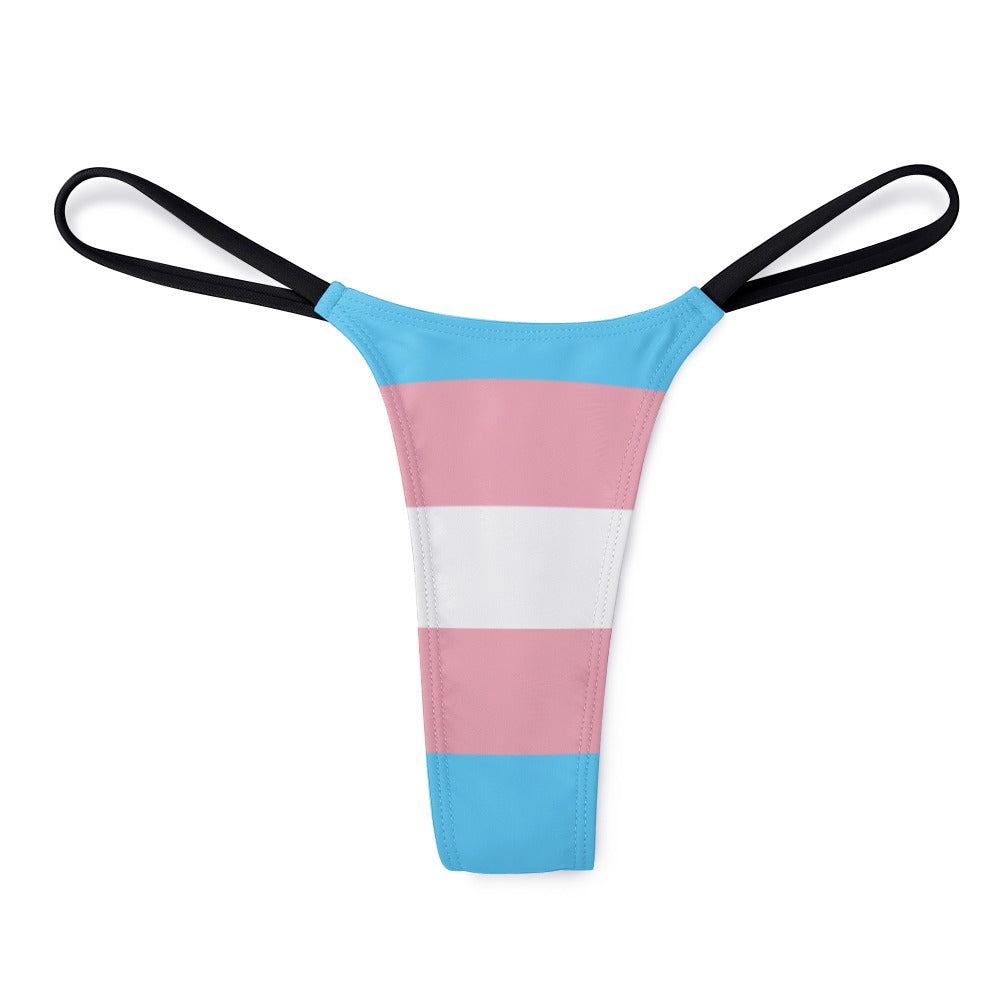 Trans Pride Flag Thong - Alex Mac Design