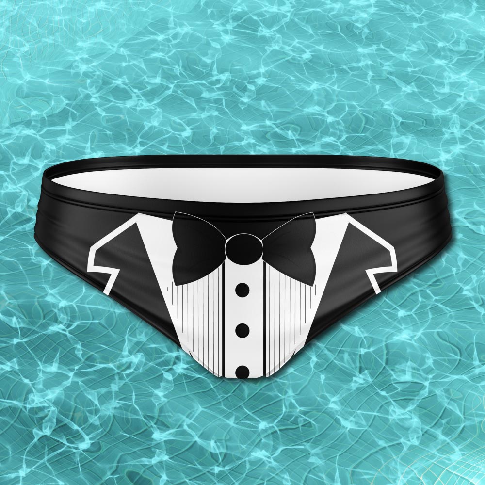 Tuxedo Swim Briefs Alex Mac Design