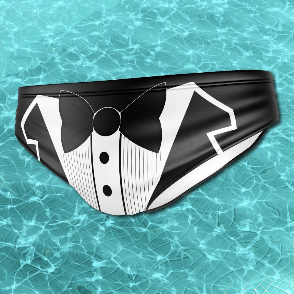 Tuxedo Swim Briefs