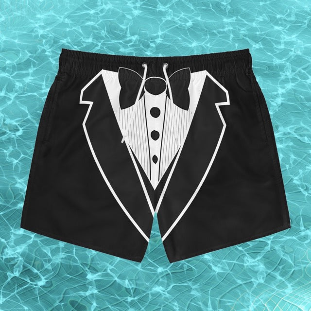 Tuxedo Swim Trunks